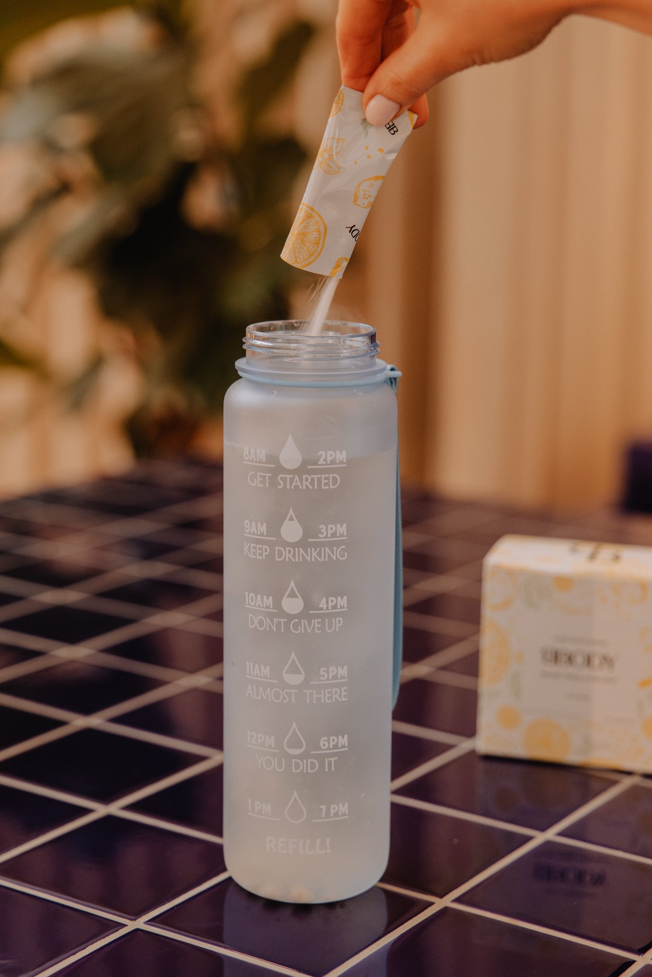 GOLDEN DUO BBODY : GRATIS WATERFLES bij aankoop van Clean Electrolytes + collageen met Vitamine C