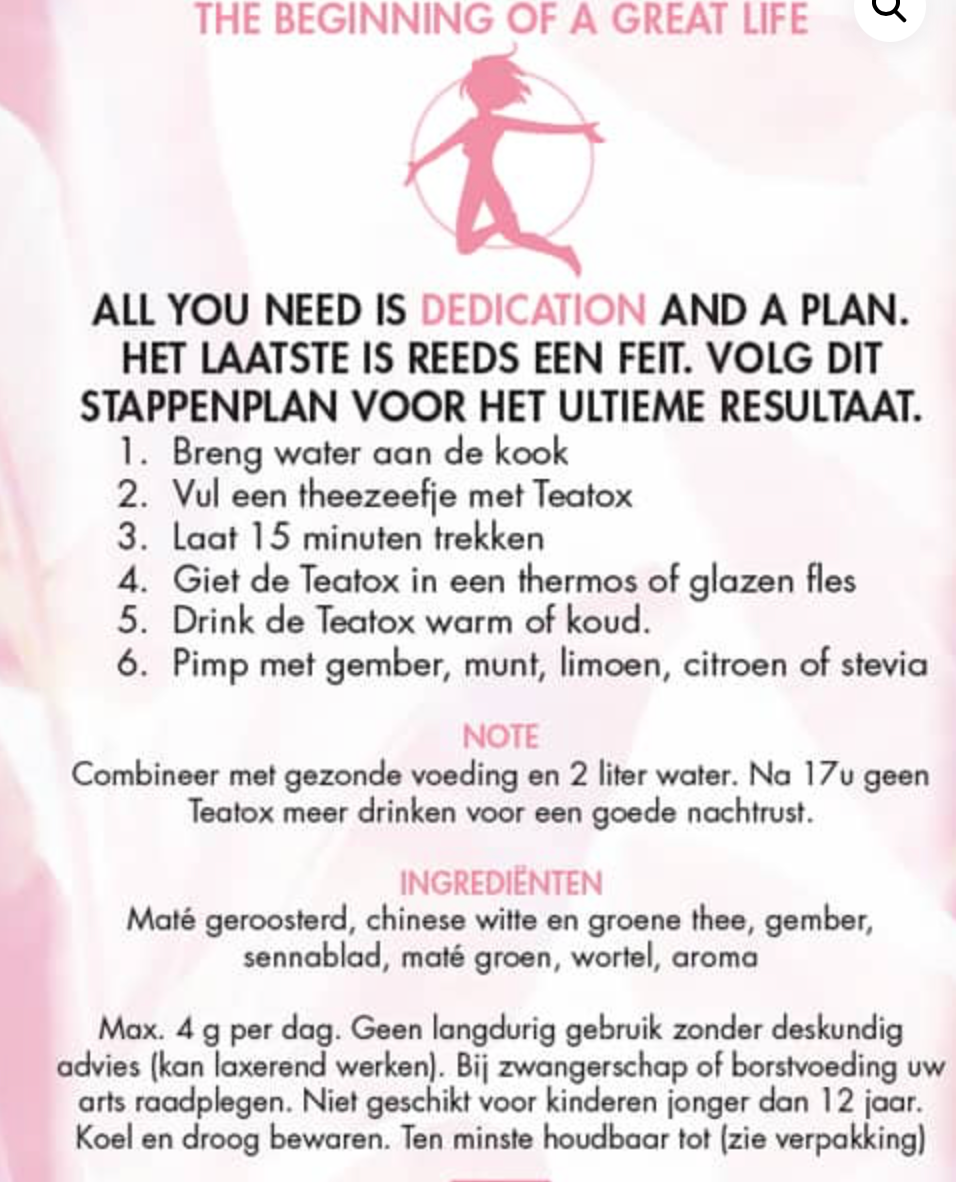 Teatox 21 days - Weightloss tea