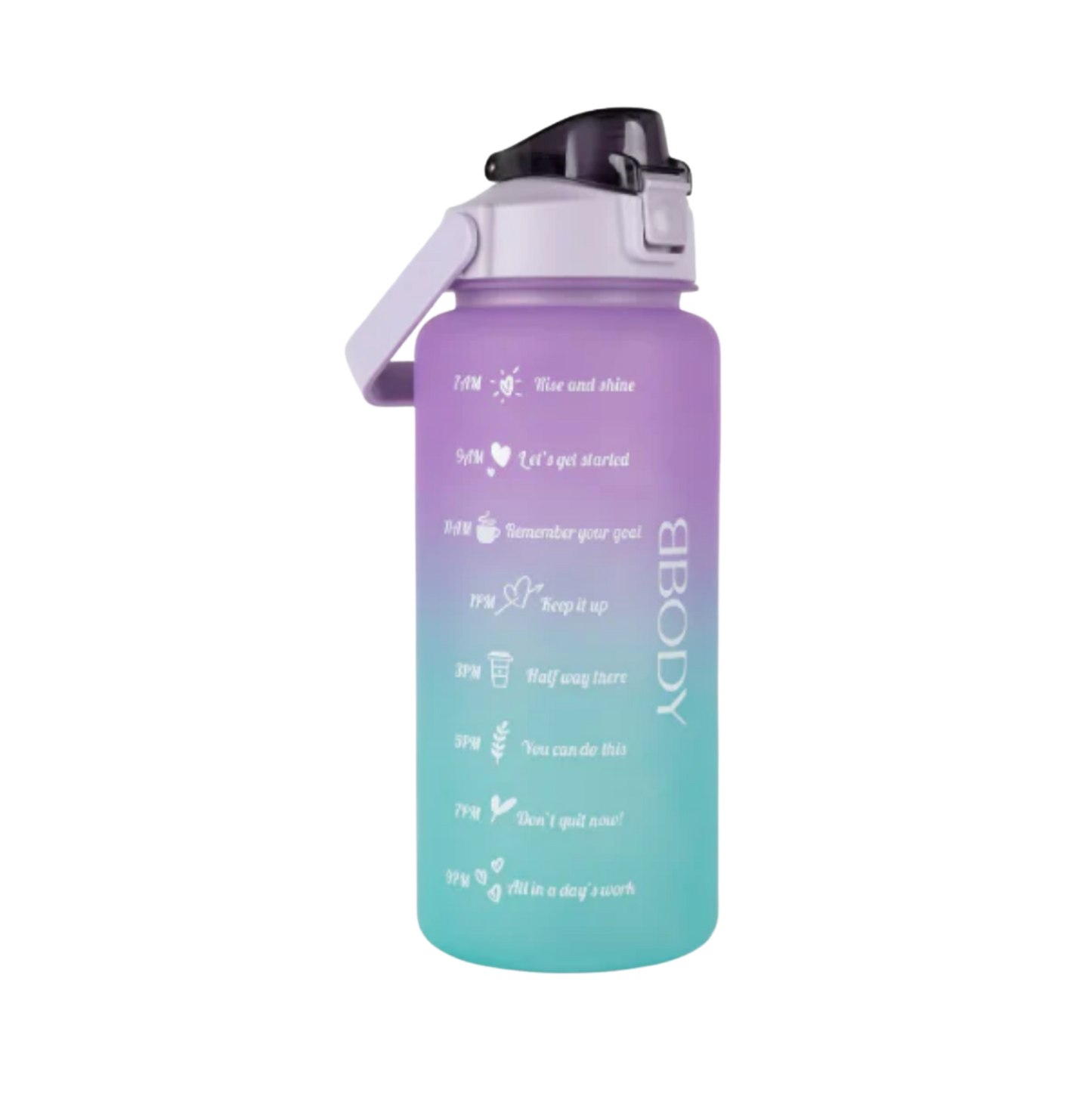 Motivational Drink Bottle 2L