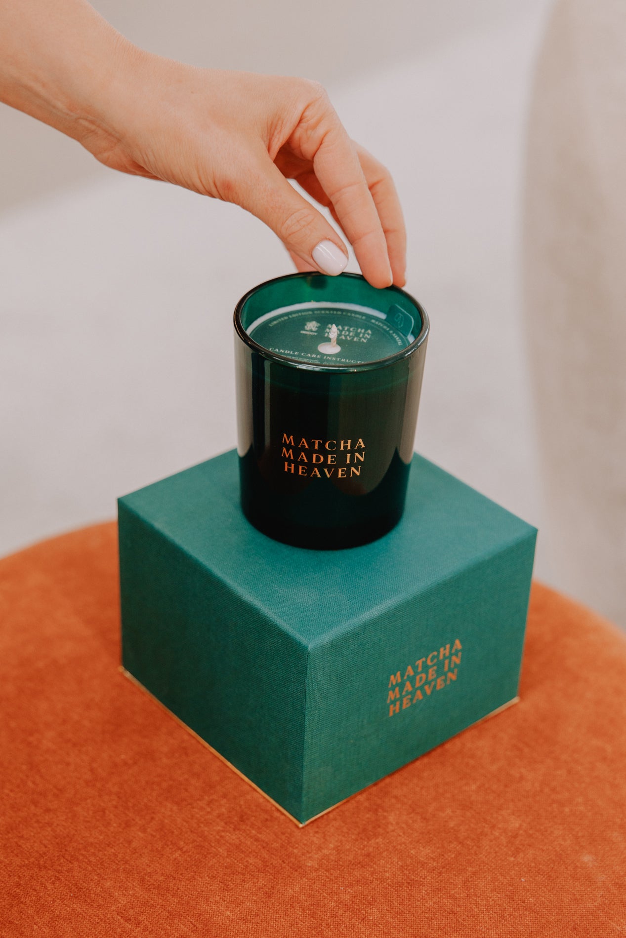 Matcha scented candle